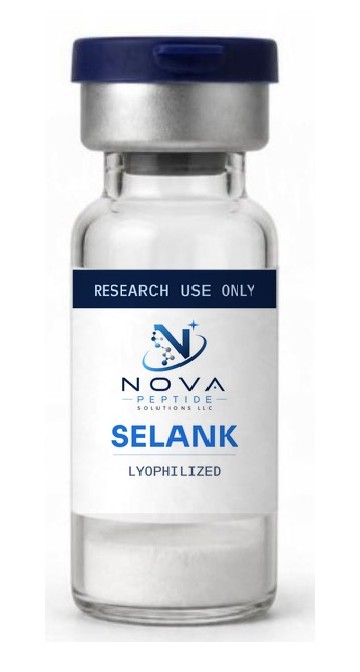 Nova Selank research peptide vial